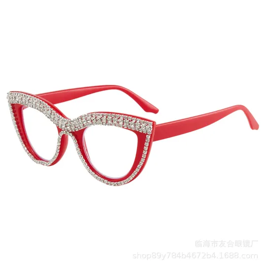 DIAMOND CAT-EYE READING GLASSES