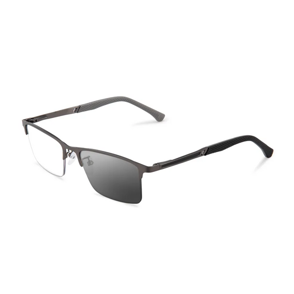 MEN'S RETRO HALF-FRAME ANTI-BLUE LIGHT READING GLASSES