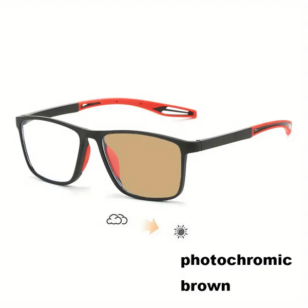 2025 New Sports Sun Reading Ultralight Photochromic Reading Glasses