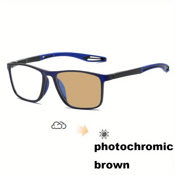 2025 New Sports Sun Reading Ultralight Photochromic Reading Glasses