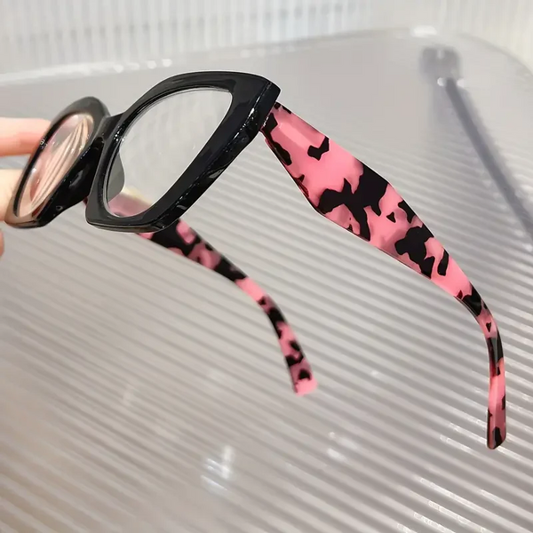 Vintage blue light blocking reading glasses with spring hinges