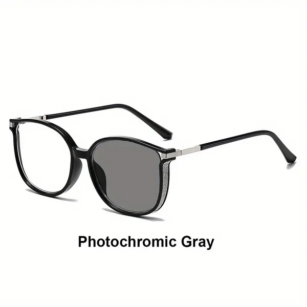 2025 New Women's Large Frame Photochromic Reading Glasses