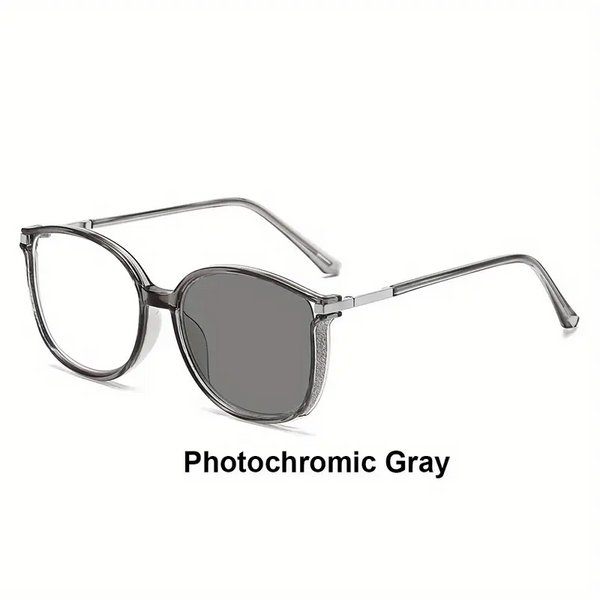 2025 New Women's Large Frame Photochromic Reading Glasses