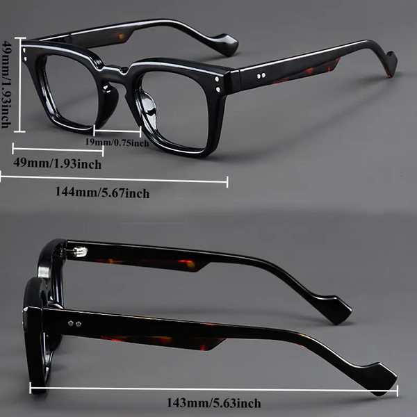 2025 Retro Oversized Square Reading Glasses