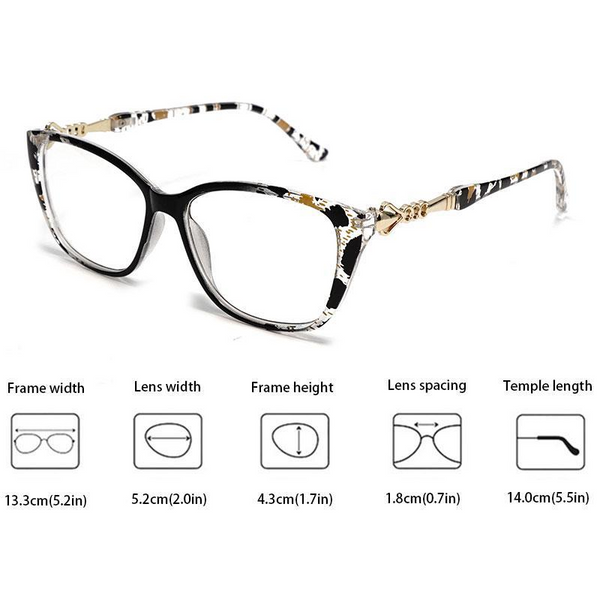2026 New Leopard Print Square Frame Reading Glasses with Anti-Blue Light Lenses