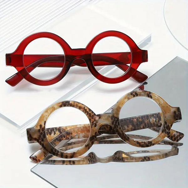 2026 New Stylish Round-Frame Reading Glasses for Women