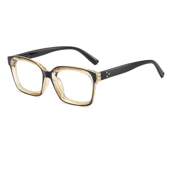 2026 New Universal Square Frame Photochromic Reading Glasses with Blue Light Protection