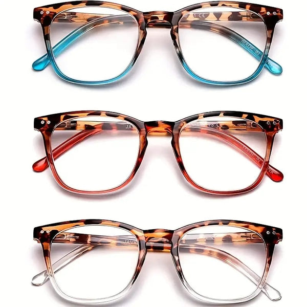 2025 New Colorway Women's Sexy Leopard Gradient Reading Glasses