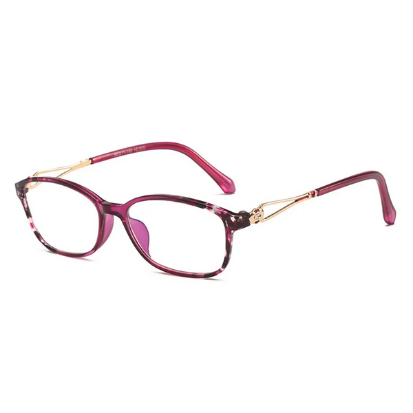 WOMEN'S FASHION LIGHTWEIGHT METAL ANTI-BLUE LIGHT READING GLASSES