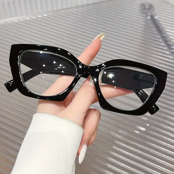 Vintage blue light blocking reading glasses with spring hinges