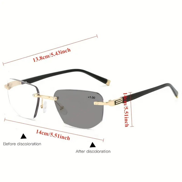 Color-Changing Progressive Multifocal Presbyopia Glasses