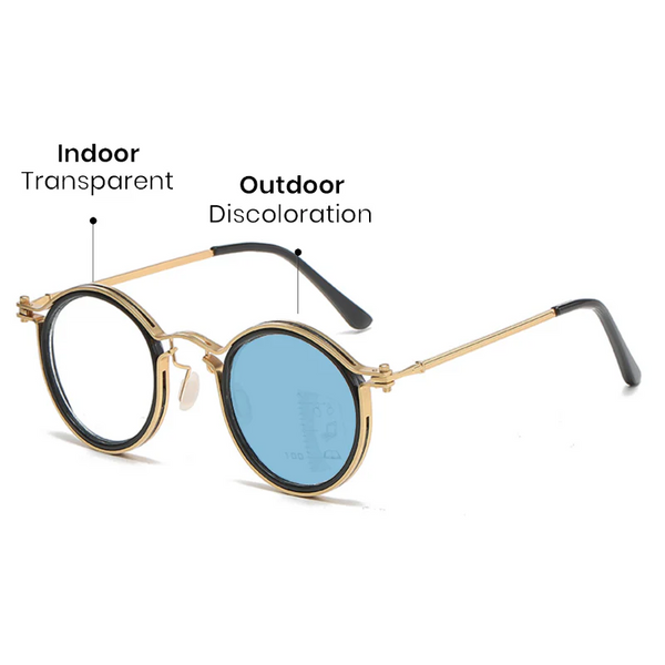 2026 New Ultralight Multifocal Photochromic Progressive Reading Glasses with Blue Light Protection