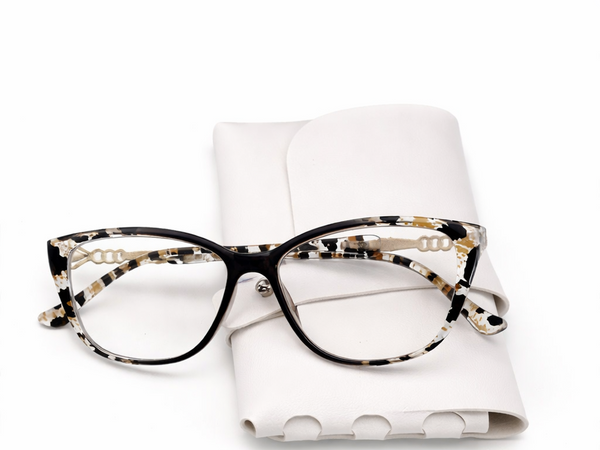 2026 New Leopard Print Square Frame Reading Glasses with Anti-Blue Light Lenses