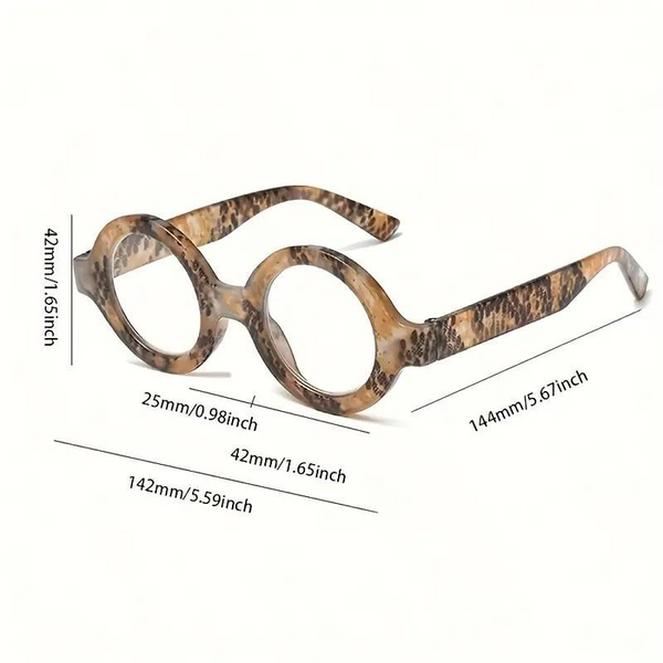 2026 New Stylish Round-Frame Reading Glasses for Women