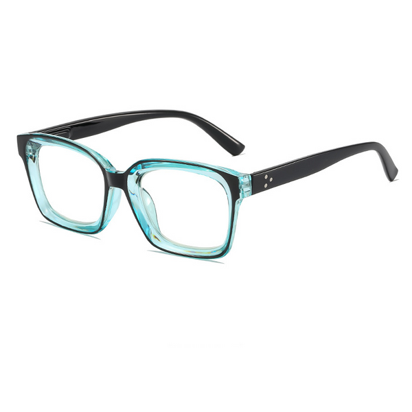 2026 New Universal Square Frame Photochromic Reading Glasses with Blue Light Protection
