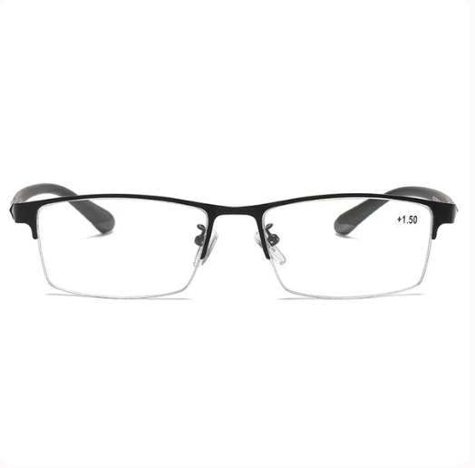 METAL ULTRA-LIGHT HALF-FRAME PHOTOCHROMIC MULTIFOCAL GLASSES